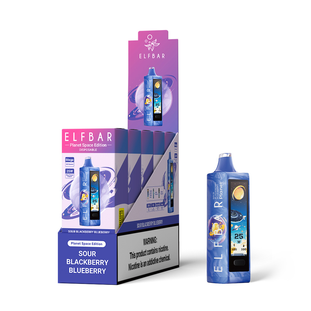 Sour Blackberry Blueberry Flavor ELFBAR Planet 25000