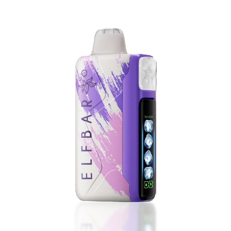 Grape Ice Elfbar Ice King 30000 Vape - 50mg Nicotine 30k Puffs