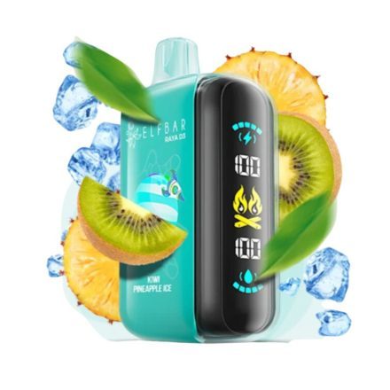 Elf Bar Raya D3 25000 Kiwi Pineapple Ice 5% nicotine strength