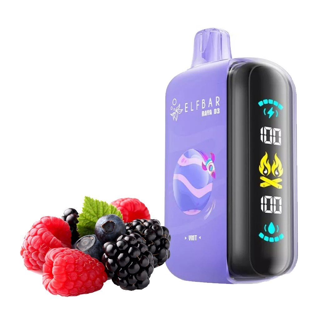ELF BAR RAYA D3 ( 25000 PUFFS ) DISPOSABLE VAPE – 5%( 50MG )