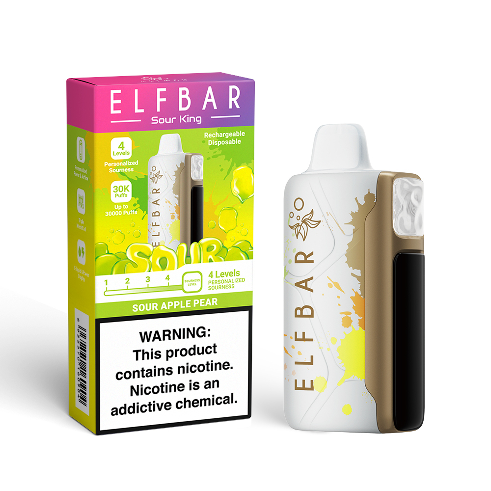 Buy Elfbar Sour King: 30,000 Puffs | 4 Sourness Levels