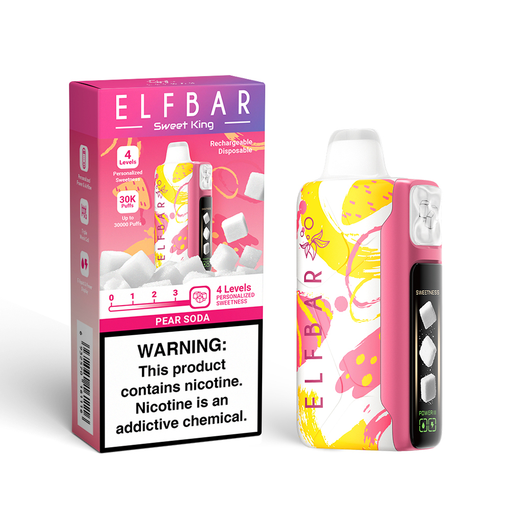 Pear Soda Elfbar Sweet King 30000 Puffs | 4 Sweetness Modes
