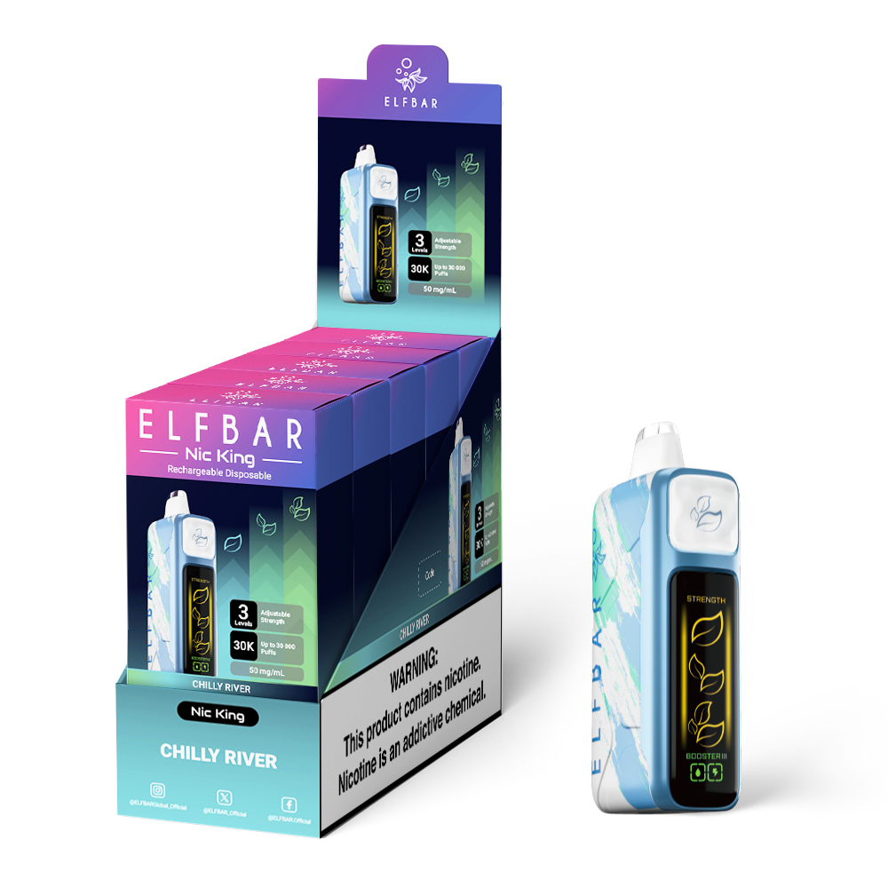  Chilly River Elfbar NIC King | 30,000 Puffs | Adjustable Nicotine