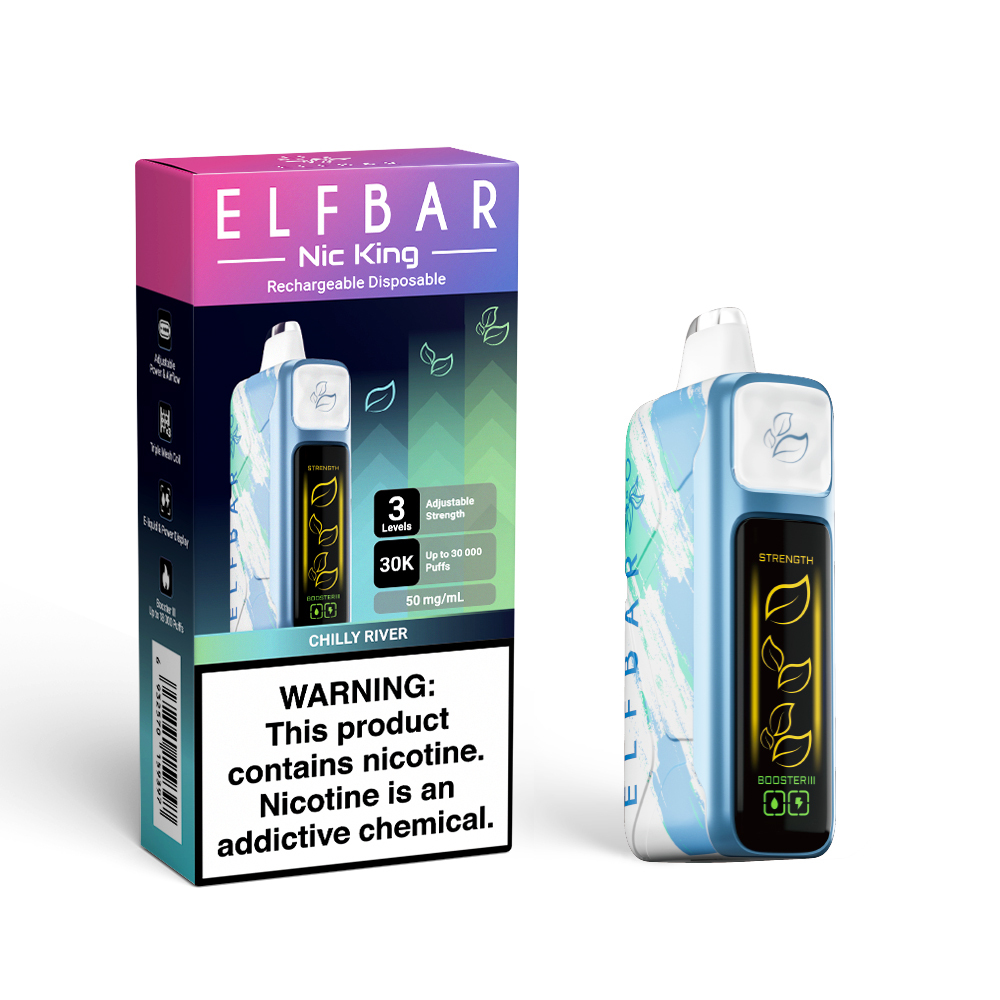 Chilly River Elfbar NIC King | 30,000 Puffs | Adjustable Nicotine