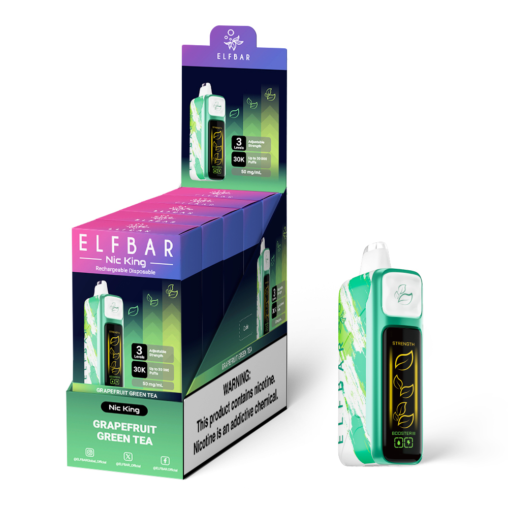  Grapefruit Green Tea Elfbar NIC King | 30,000 Puffs
