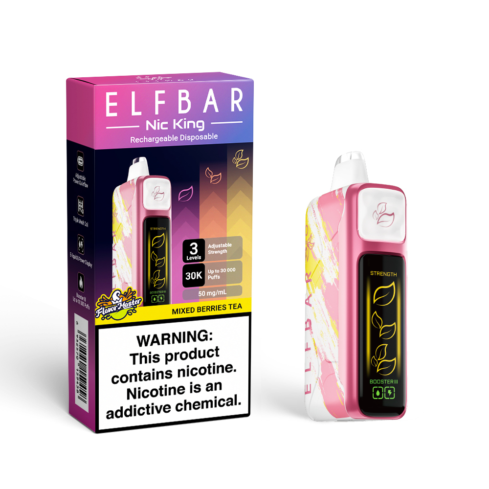  Elfbar NIC King Mixed Berries Tea | 30K Puffs, 50mg Nicotine