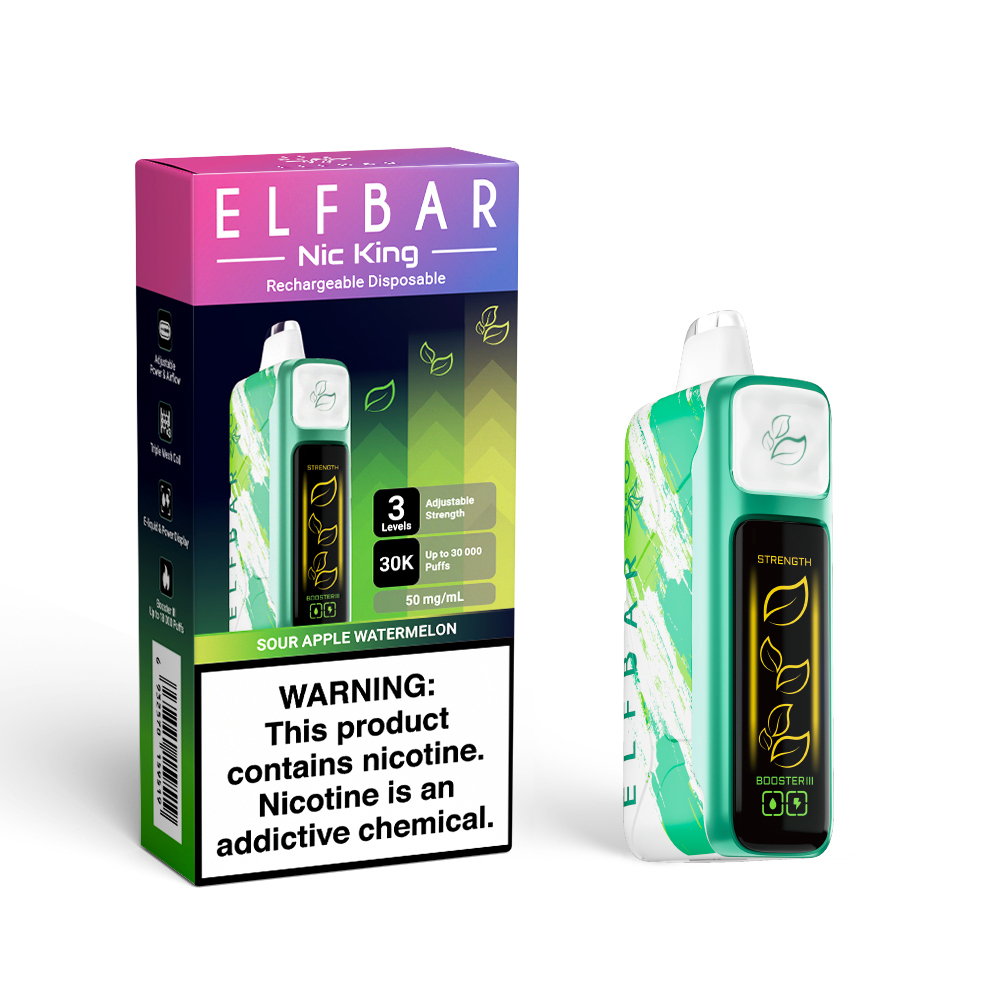 Sour Apple Watermelon Elfbar NIC King | 30,000 Puffs - EU