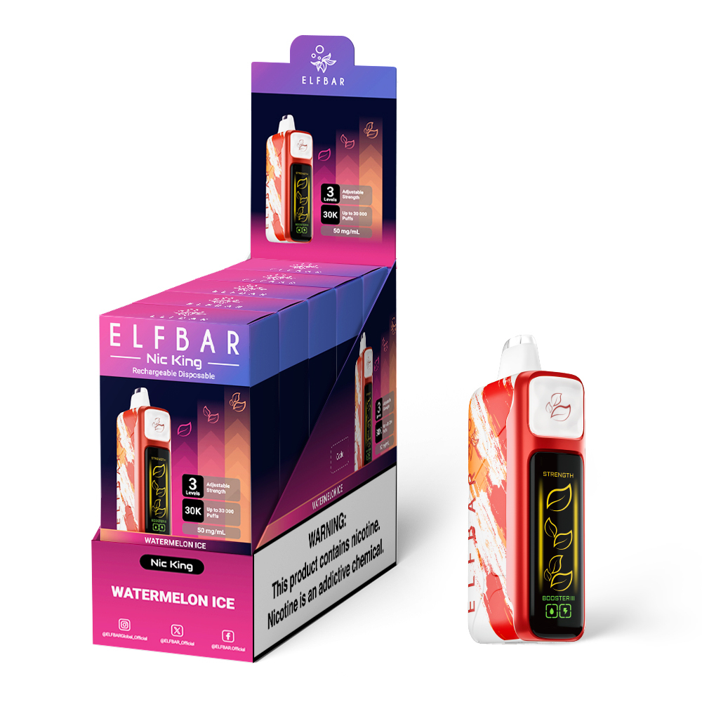 Watermelon Ice Elfbar NIC King | 30,000 Puffs