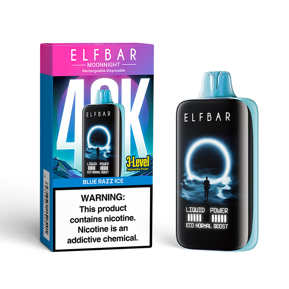 MoonNight Vape – 40,000 Puffs, Dual Vapor, Smart Display & Bold Flavors