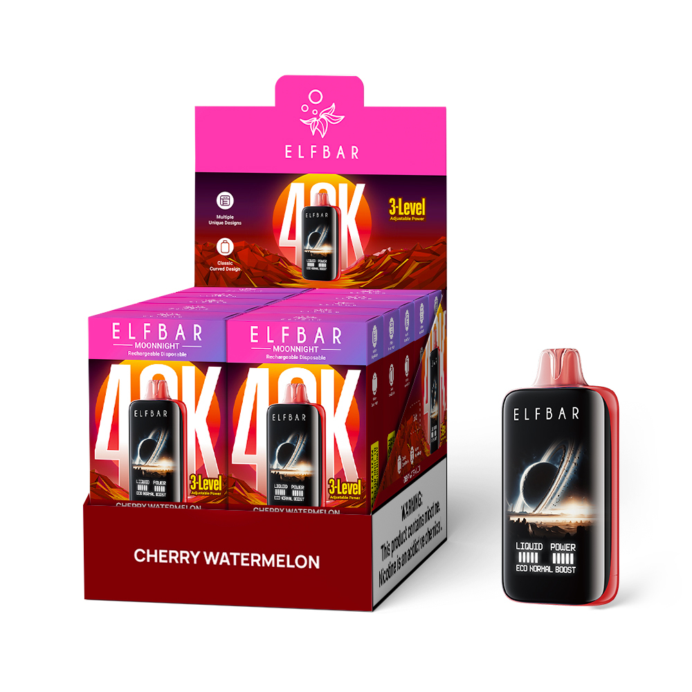 Elfbar MoonNight Vape – 40,000 Puffs, Dual Vapor, Smart Display & Bold Flavors