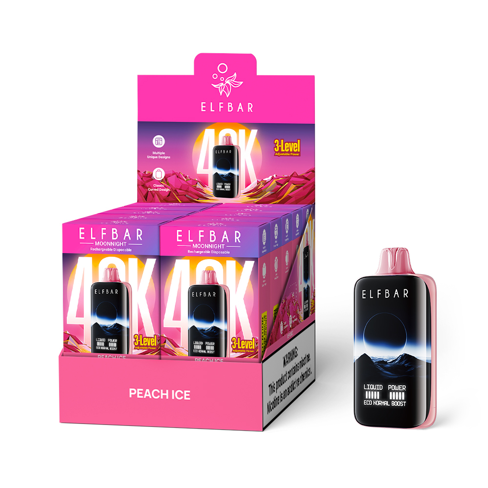Elfbar MoonNight Vape – 40,000 Puffs, Dual Vapor, Smart Display & Bold Flavors