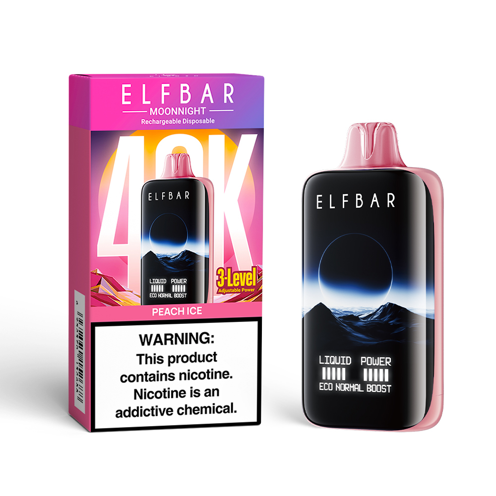 Elfbar MoonNight Vape – 40,000 Puffs, Dual Vapor, Smart Display & Bold Flavors