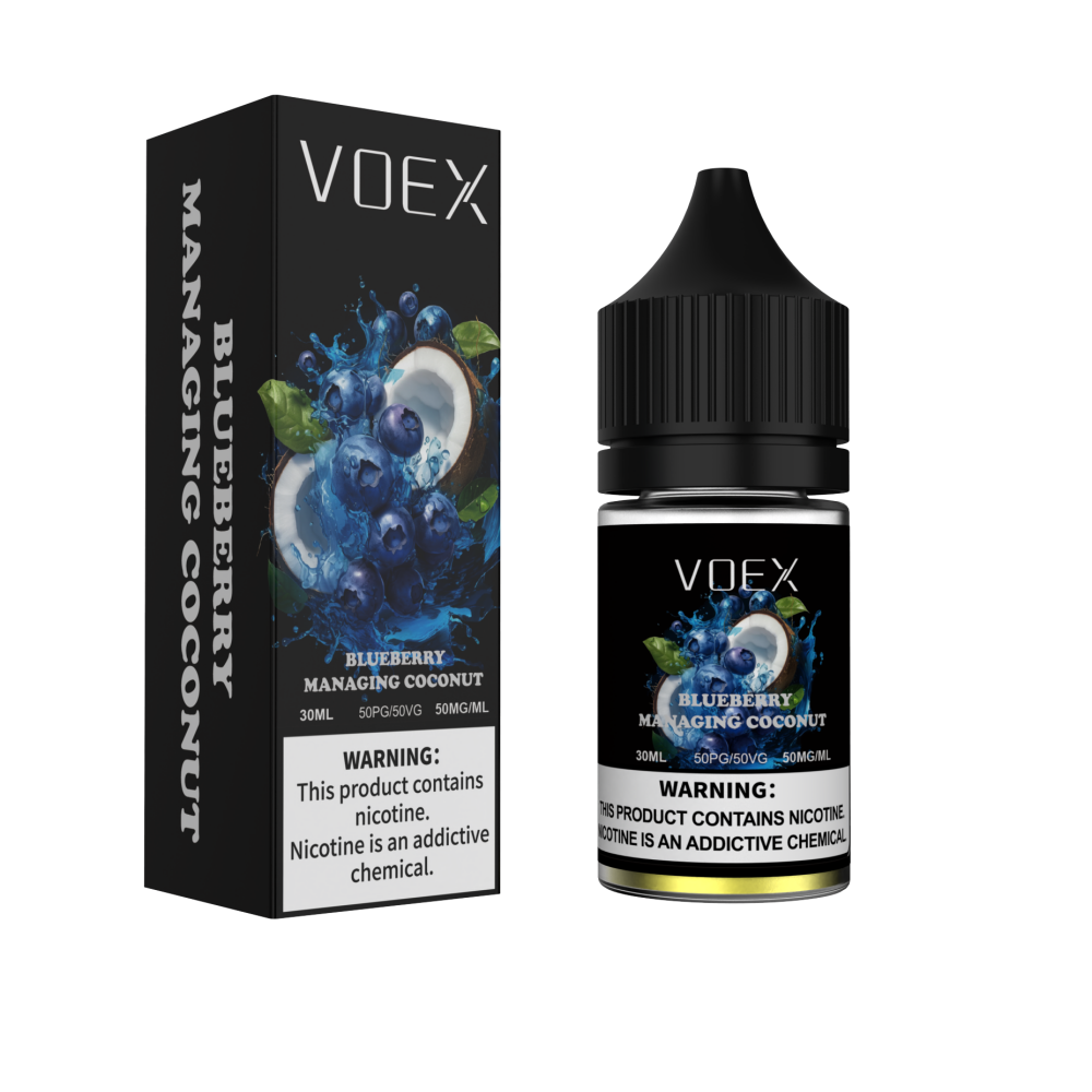 Blueberry Managing Coconut Flavor Voex Eliquid Nic Salt Vape Juice 10 pcs/box