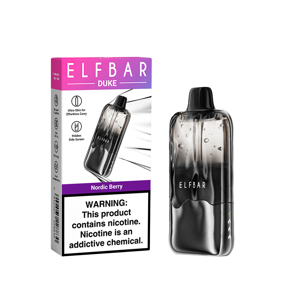 Elfbar DUKE 30000 Vape – 30,000 Puffs, Pure Form, Sharp Performance
