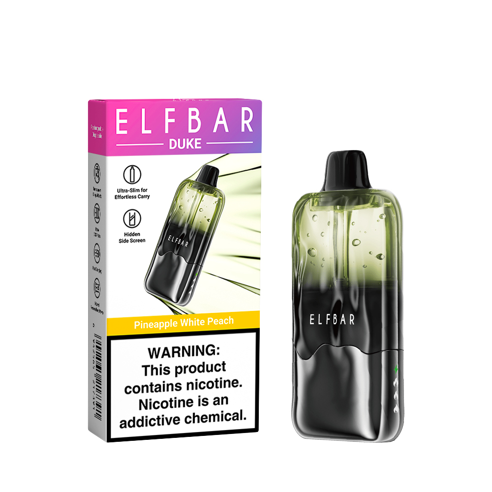 Elfbar DUKE 30000 Vape – 30,000 Puffs, Pure Form, Sharp Performance