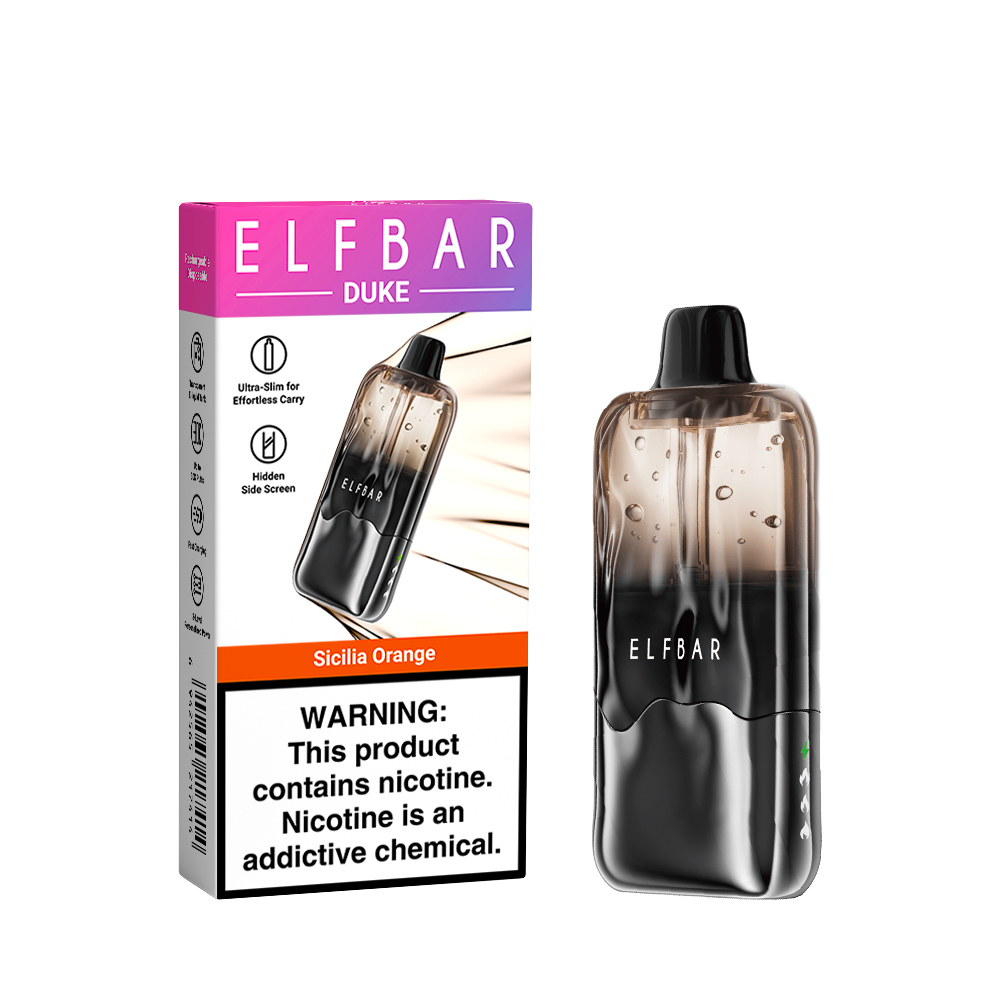 Elfbar DUKE 30000 Vape – 30,000 Puffs, Pure Form, Sharp Performance