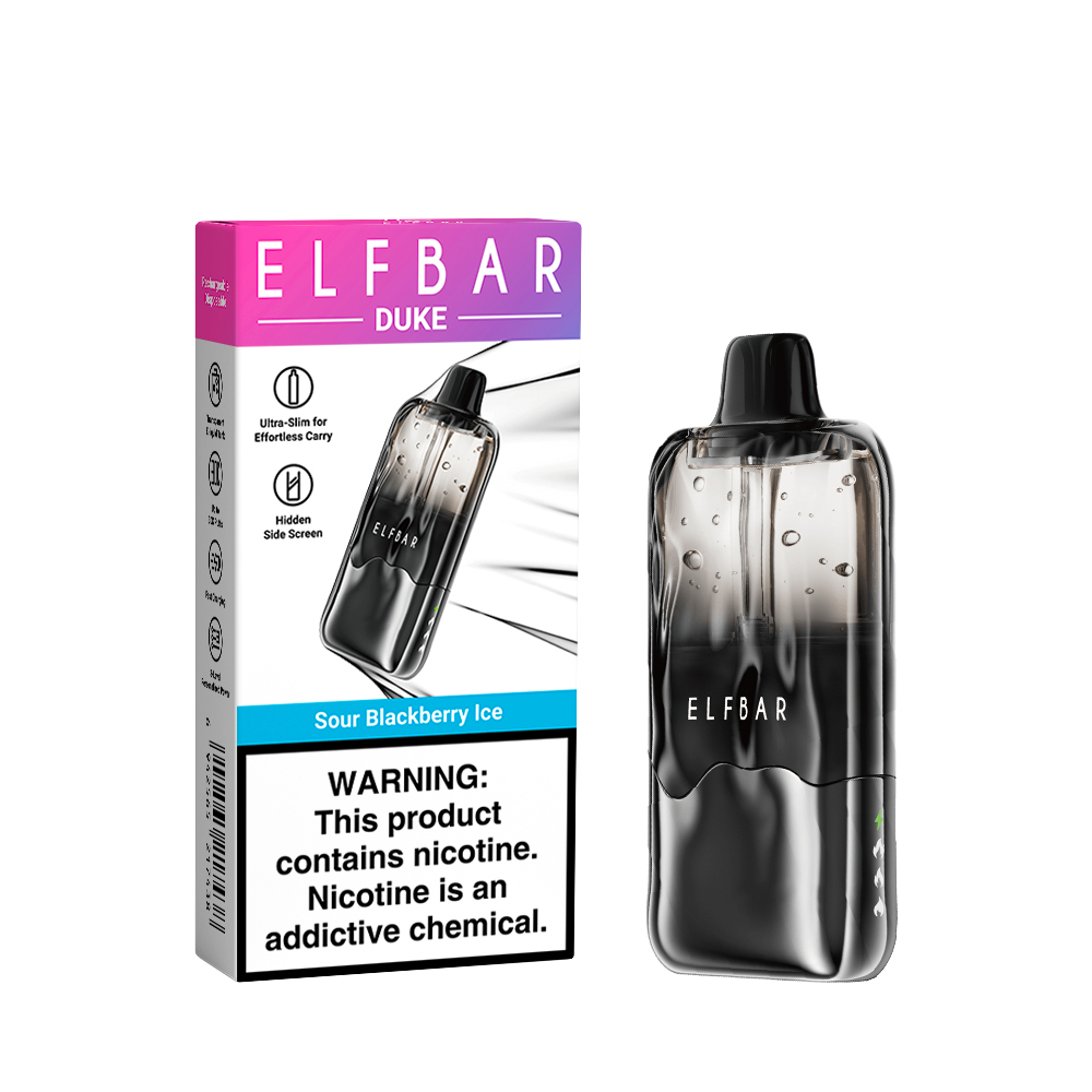Elfbar DUKE 30000 Vape – 30,000 Puffs, Pure Form, Sharp Performance