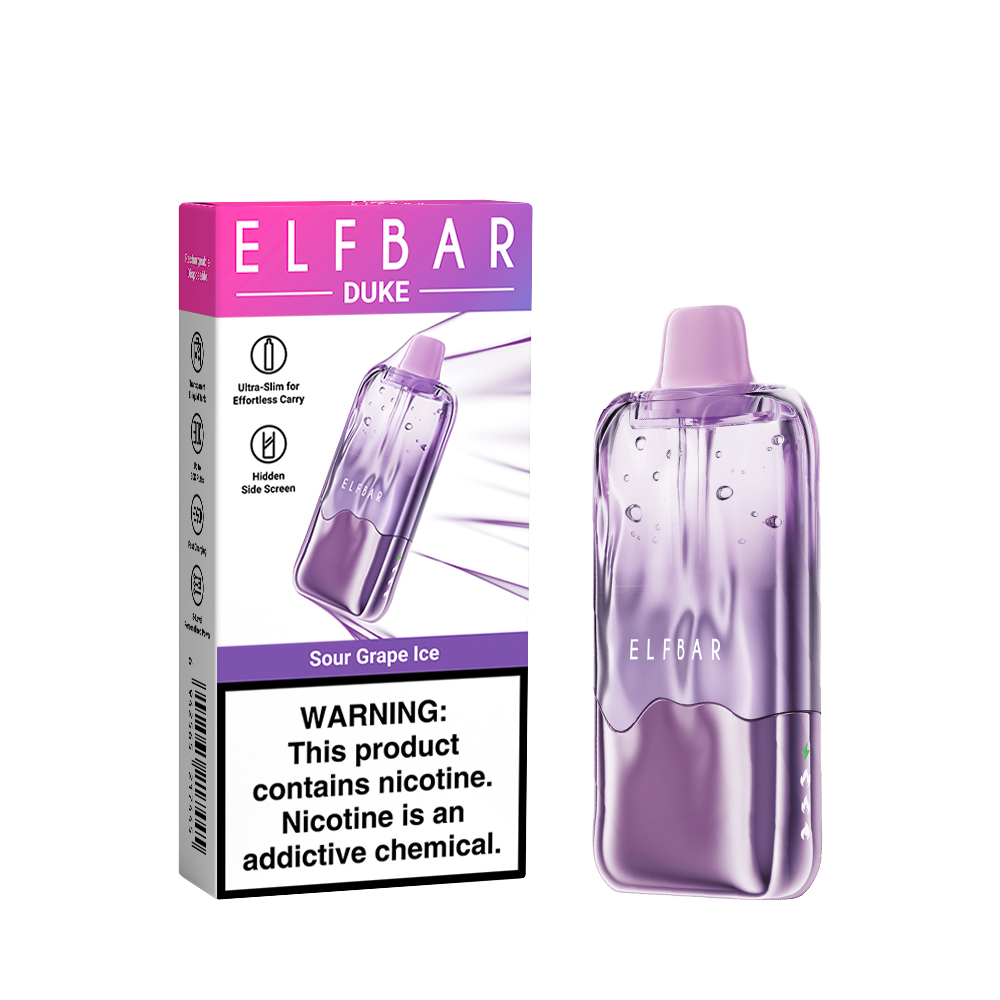 Elfbar DUKE 30000 Vape – 30,000 Puffs, Pure Form, Sharp Performance