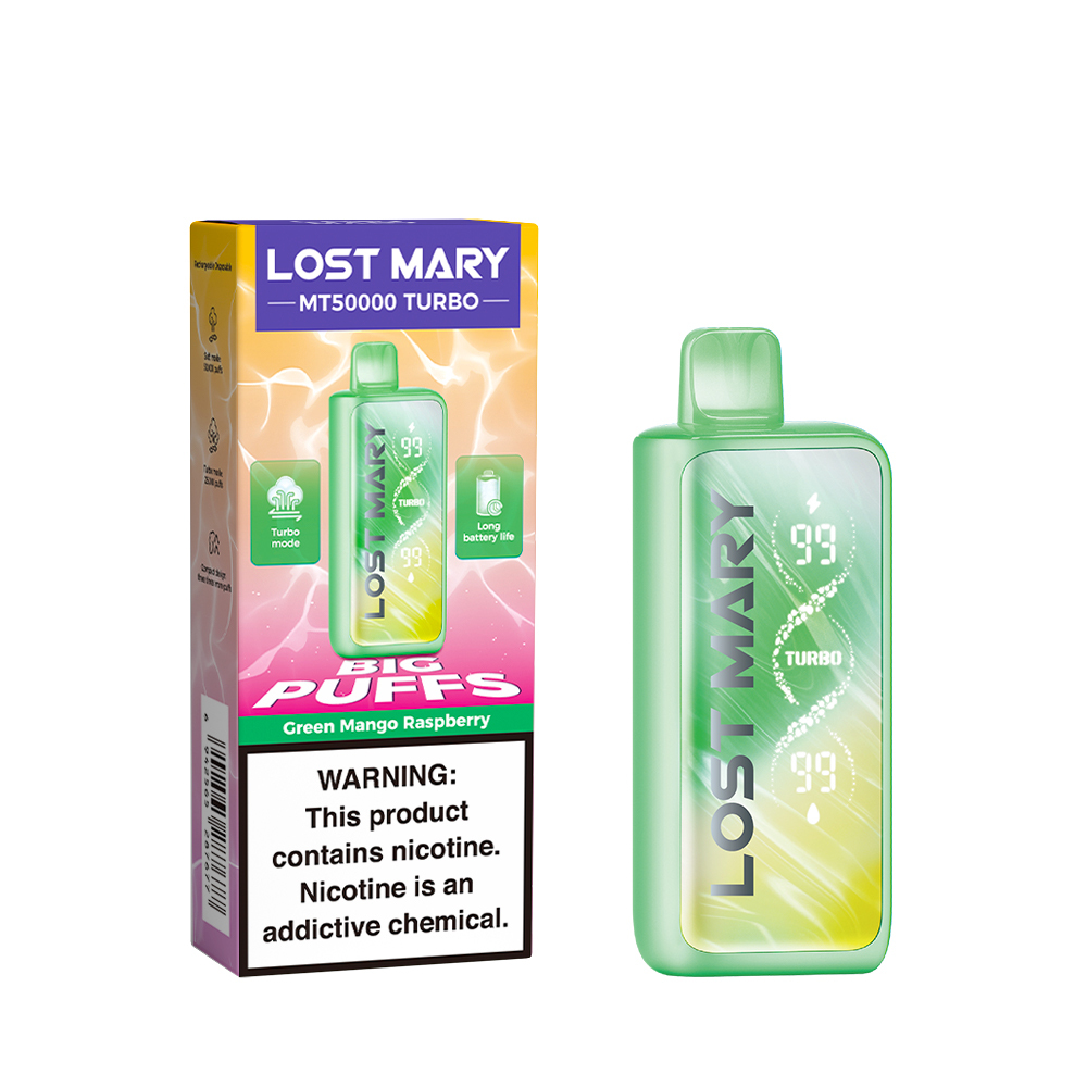 Lost Mary MT50000 Turbo Vape – 50,000 Puffs, Bigger Puffs, Smoother Taste