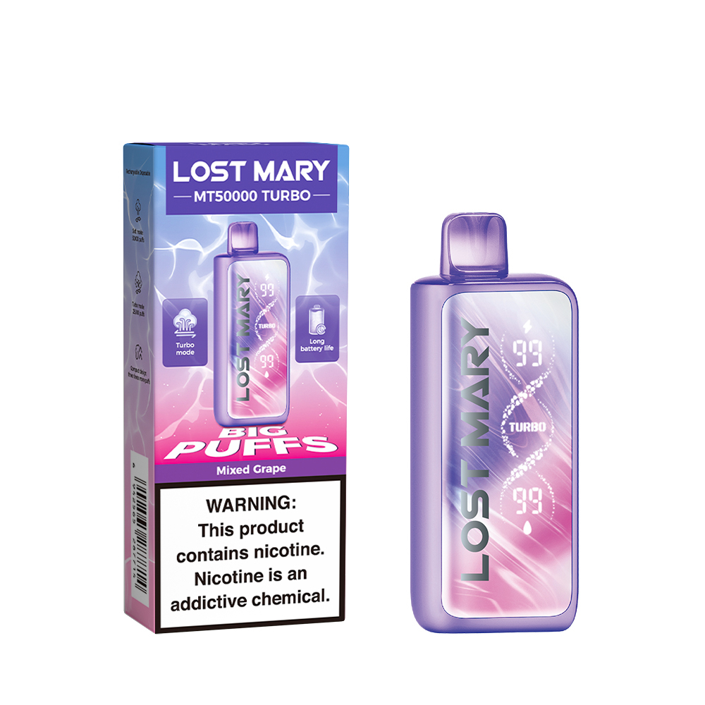 Lost Mary MT50000 Turbo Vape – 50,000 Puffs, Bigger Puffs, Smoother Taste