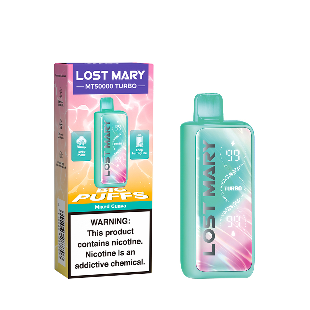 Lost Mary MT50000 Turbo Vape – 50,000 Puffs, Bigger Puffs, Smoother Taste