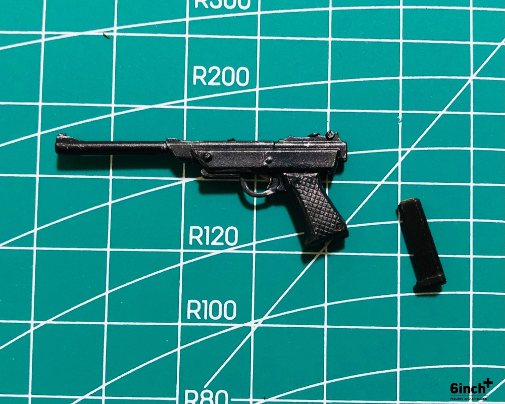 handgun with extended barrel