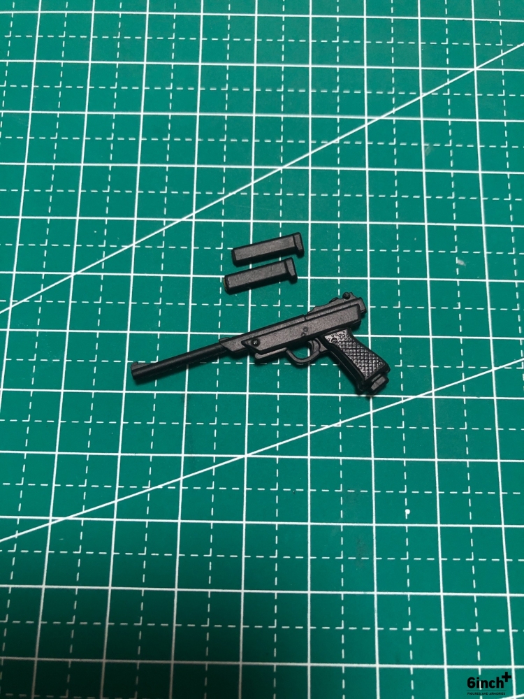 Mezco One:12 Black Skulls Death Brigade handgun