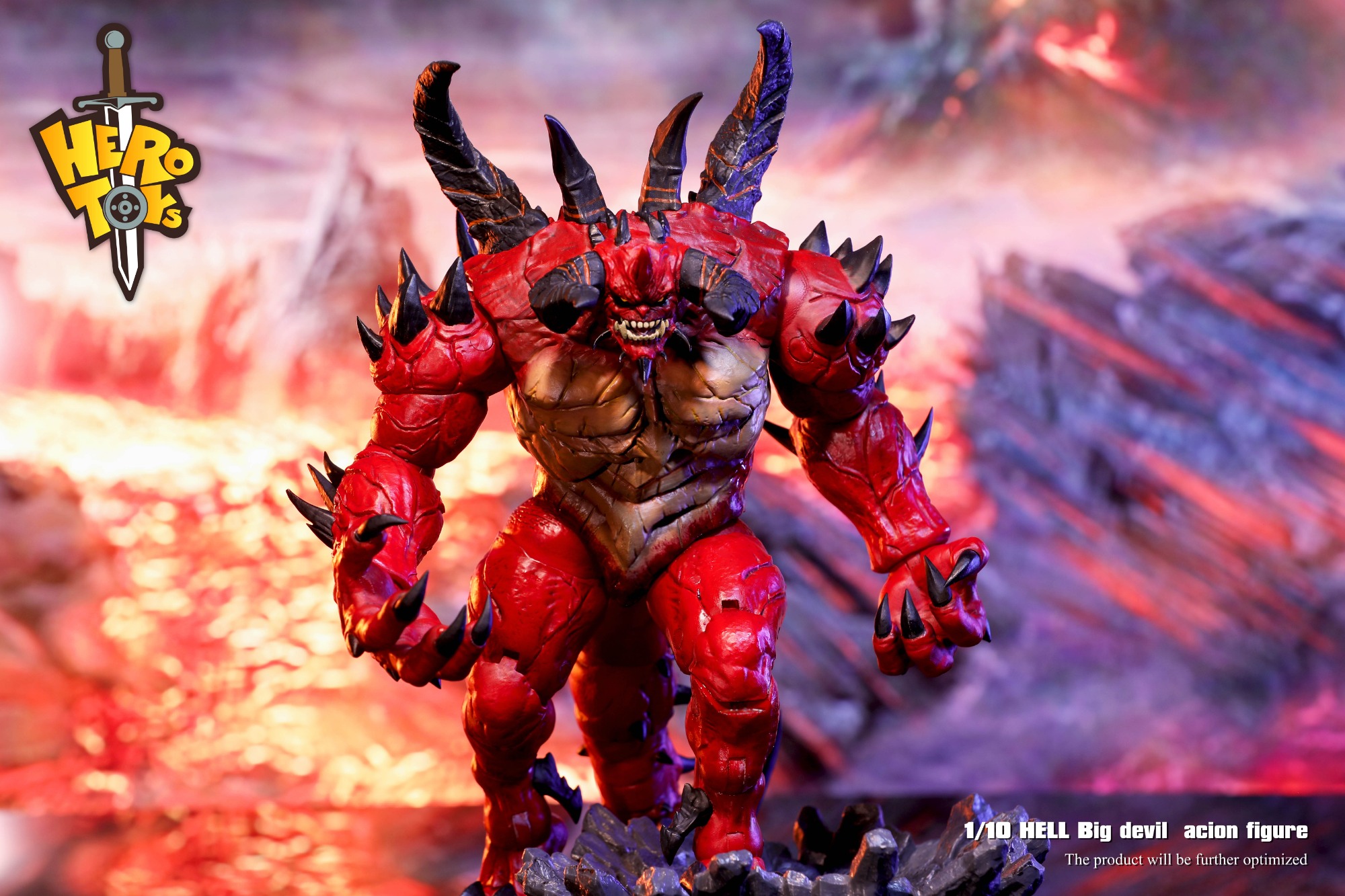 Diablo action figure 1/10 scale big devil