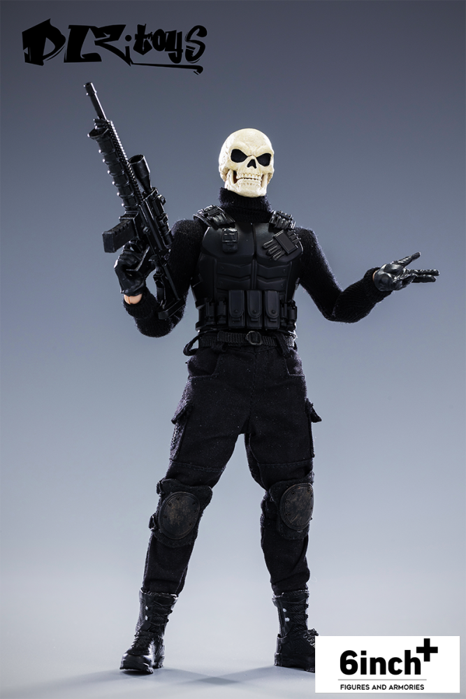 DLZ. Toys  The first of special forces —skull Sergeant 1/12 action figure