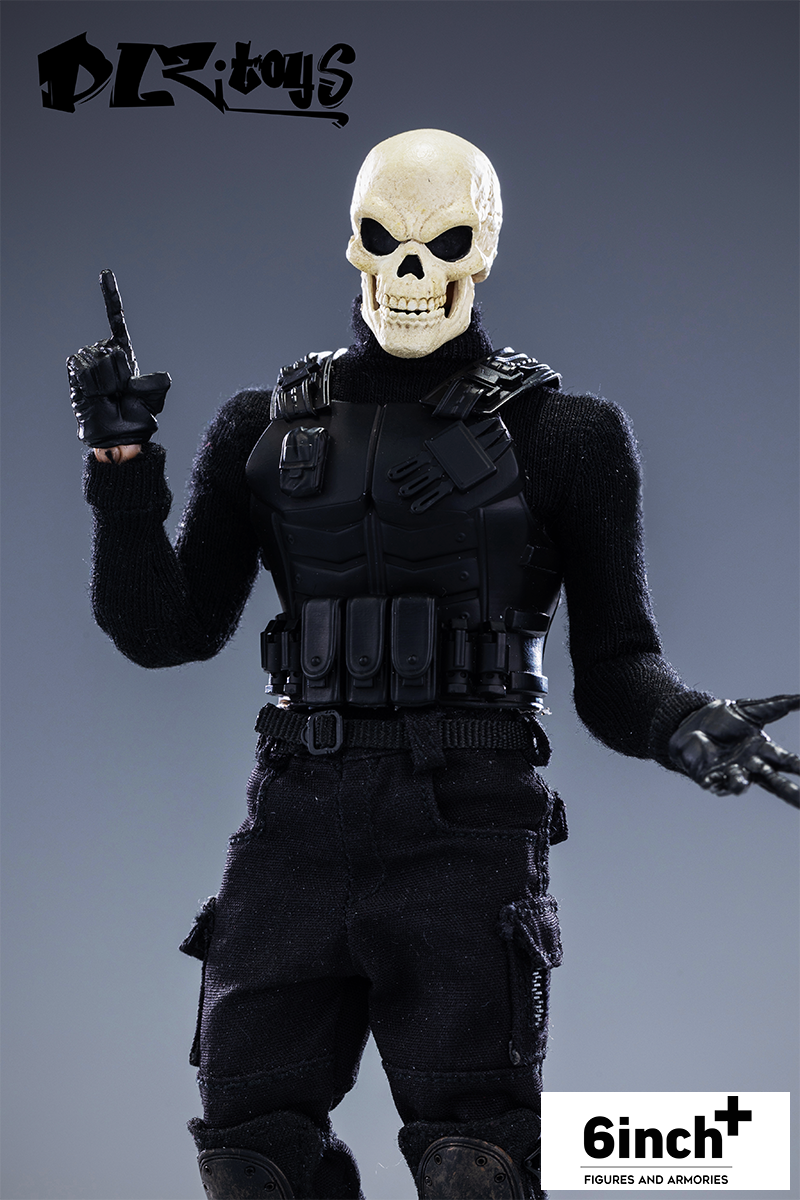 DLZ. Toys  The first of special forces —skull Sergeant 1/12 action figure
