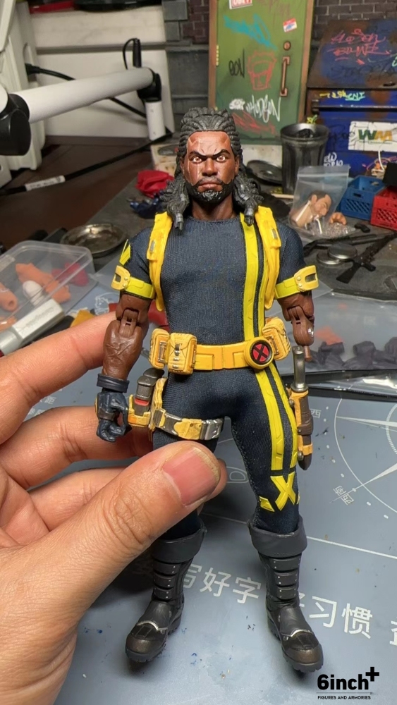 Recasting Parts: Death dealer's forearms,KGB legs,KGB boots, harness