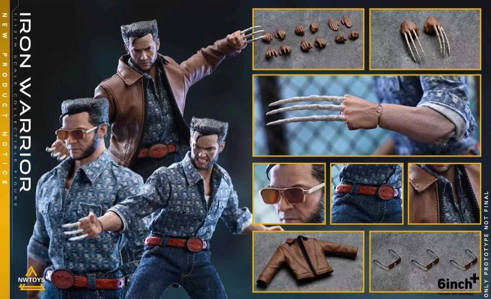 [pre order]1/12 Nwtoys iron warrior 6-inch plain clothes action figure