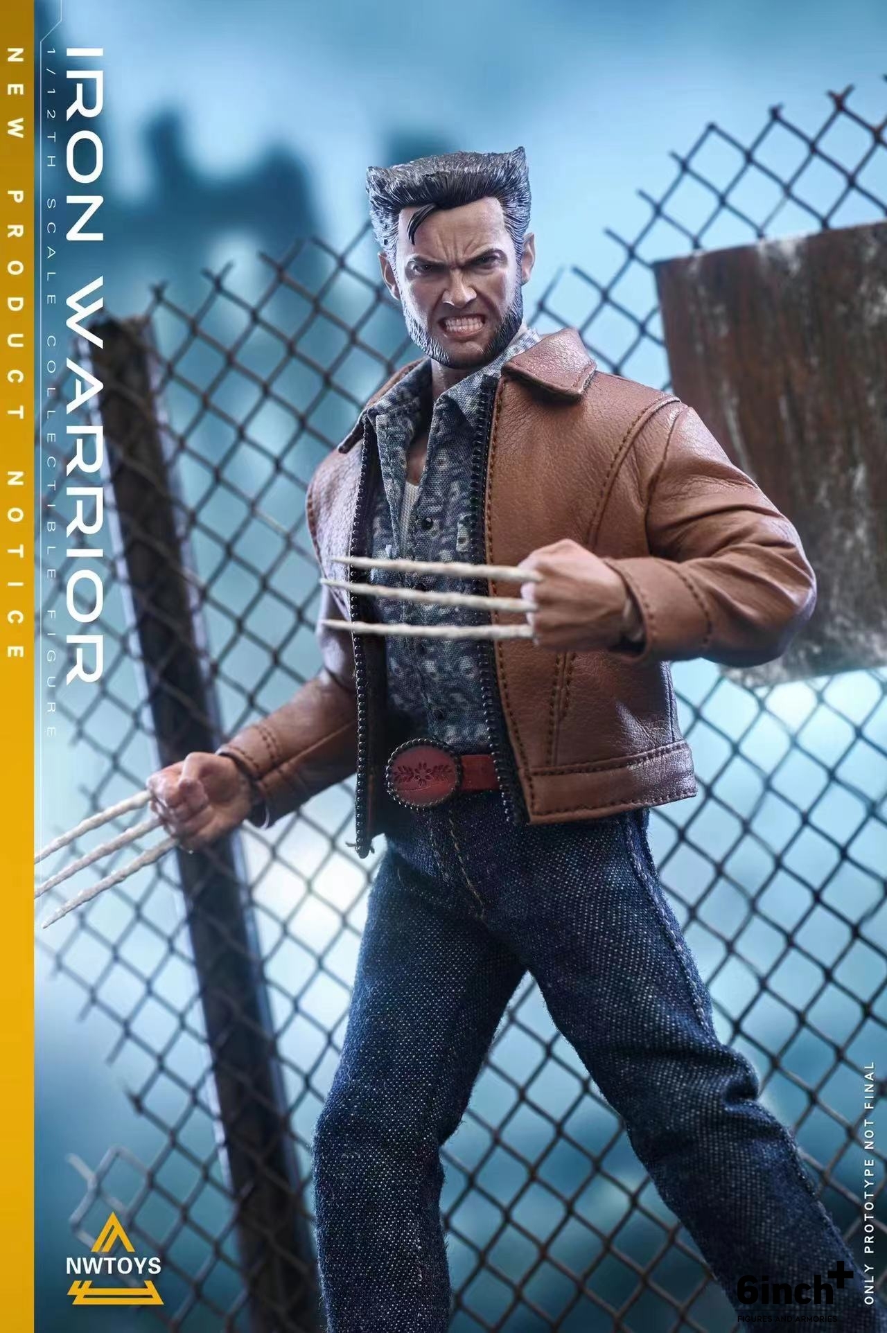 [pre order]1/12 Nwtoys iron warrior 6-inch plain clothes action figure