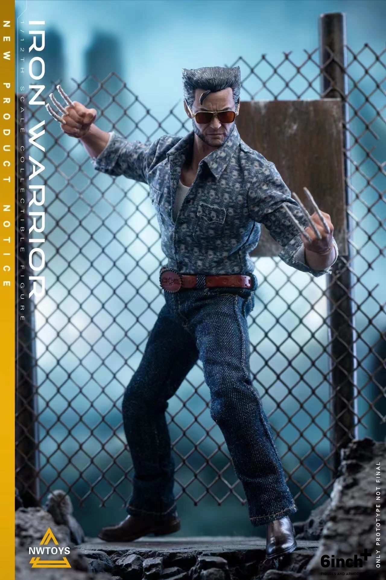 [pre order]1/12 Nwtoys iron warrior 6-inch plain clothes action figure