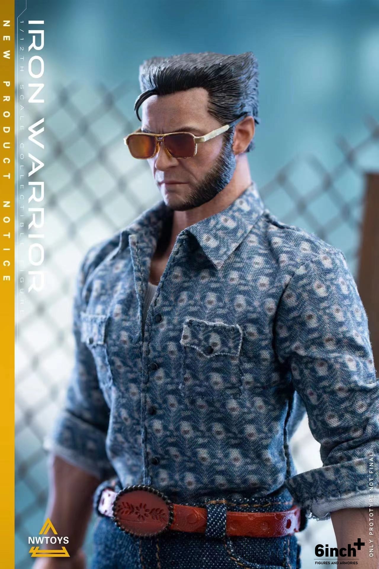 [pre order]1/12 Nwtoys iron warrior 6-inch plain clothes action figure