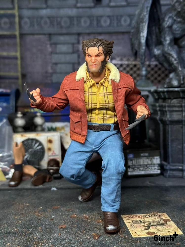 X-men 92 cartoon look Logan kitbash set