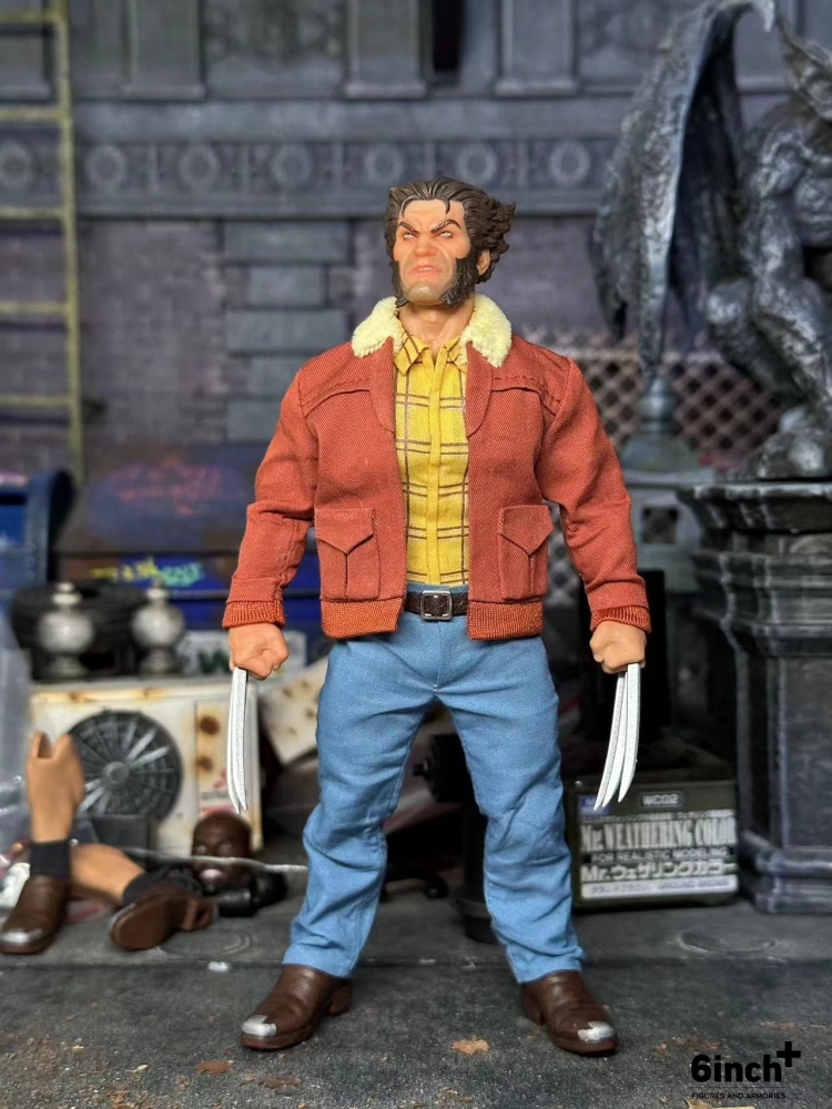 X-men 92 cartoon look Logan kitbash set