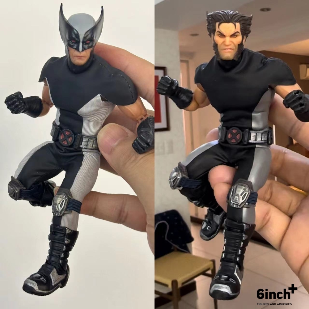 Wolverine Grey/black x-force Suit kitbash set