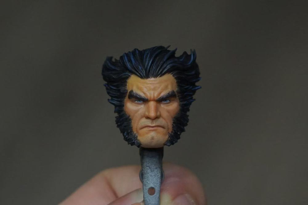 Wolverine Logan longhair heads