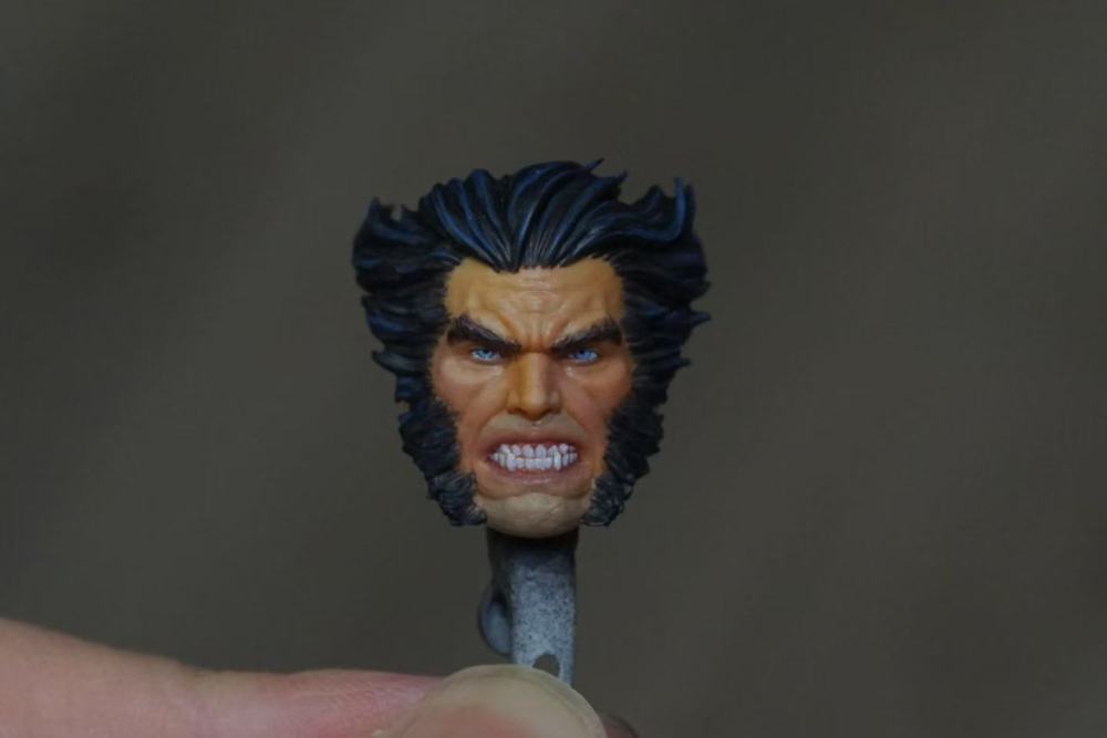 Wolverine Logan longhair heads