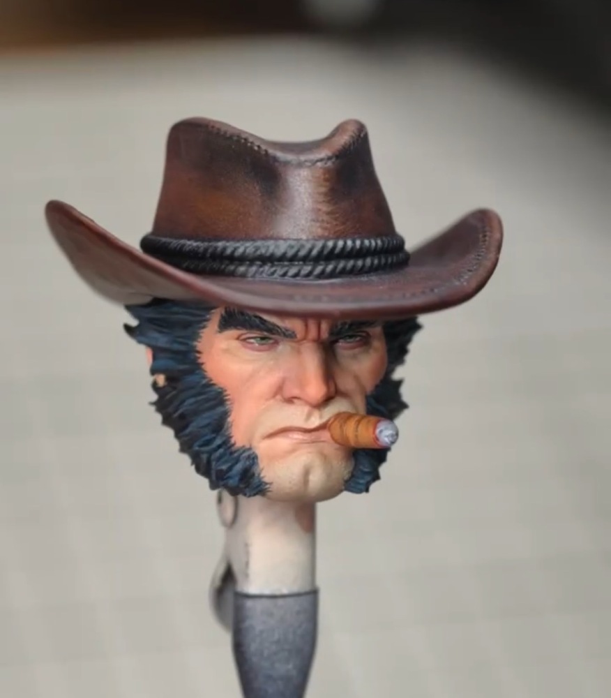 Wolverine Logan longhair heads