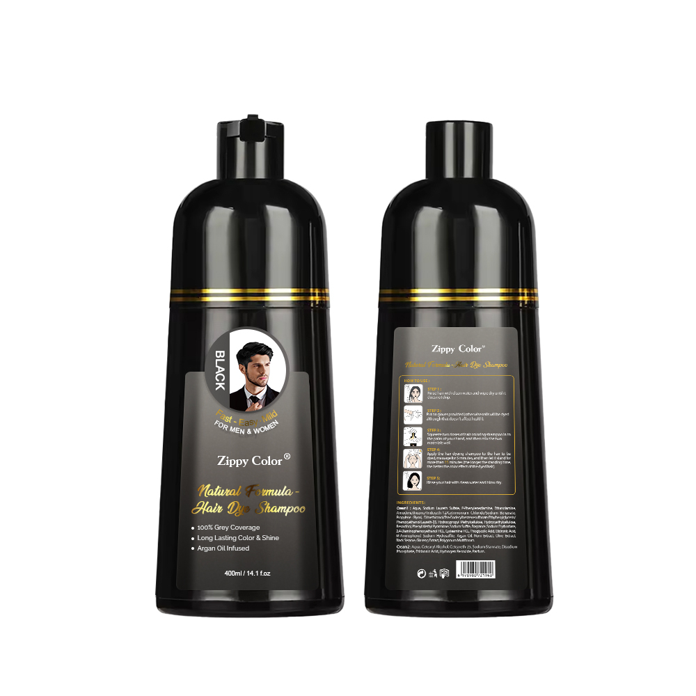 Zippy Color Hair Color Dye Hot Sale Black Hair Dye Shampoo,Zippy Color Hair Color Dye Hot Sale Black Hair Dye Shampoo,Guangdong Mingli Biomedical Technology Co., Ltd.