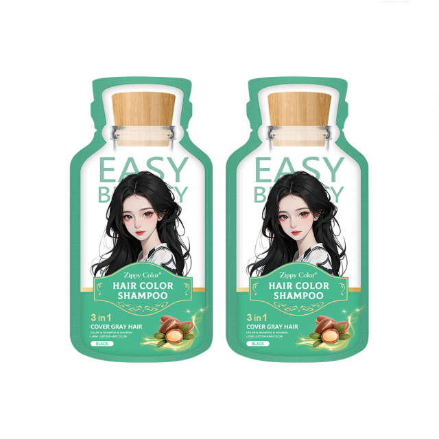 Zippy Color Argan Oil Hair Dye Shampoo - Premium Hair Color with Argan Oil - Nourishing Hair Dye Shampoo for Healthy Hair,Zippy Color Argan Hair Shampoo - Wholesale Hair Care,Guangdong Mingli Biomedical Technology Co., Ltd.