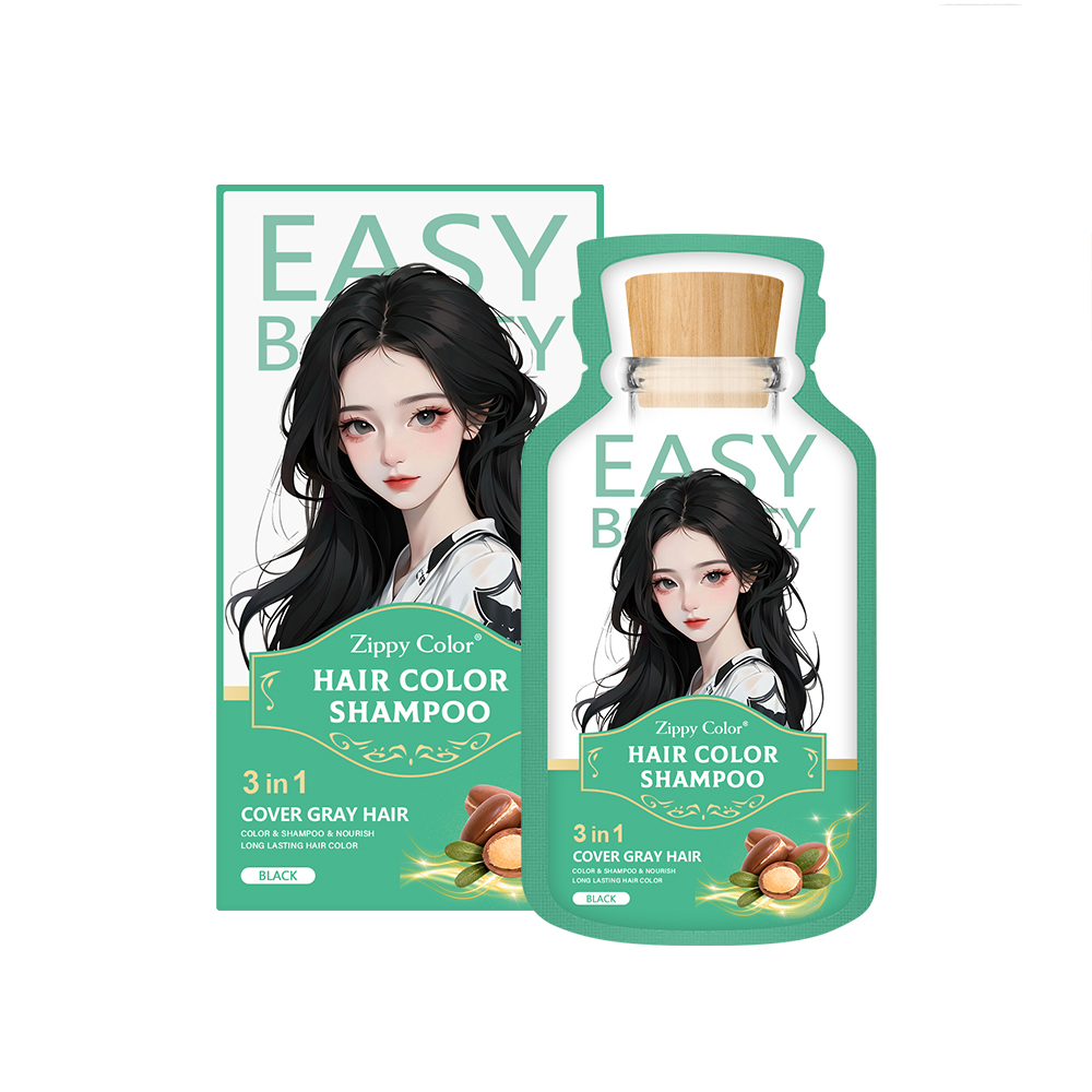 Zippy Color Argan Oil Hair Dye Shampoo - Premium Hair Color with Argan Oil - Nourishing Hair Dye Shampoo for Healthy Hair,Zippy Color Argan Hair Shampoo - Wholesale Hair Care,Guangdong Mingli Biomedical Technology Co., Ltd.