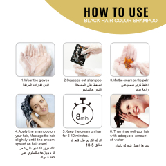 Zippy Color Argan Speedy Hair Color Shampoo Wash - Black - Fast Hair Dye Shampoo for Dark, Shiny Hair,Zippy Color Argan Speedy Hair Color Shampoo - Fast Hair Dye Shampoo,Guangdong Mingli Biomedical Technology Co., Ltd.