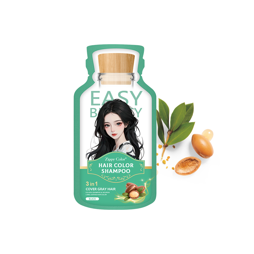 Zippy Color Argan Oil Hair Dye Shampoo - Premium Hair Color with Argan Oil - Nourishing Hair Dye Shampoo for Healthy Hair,Zippy Color Argan Hair Shampoo - Wholesale Hair Care,Guangdong Mingli Biomedical Technology Co., Ltd.
