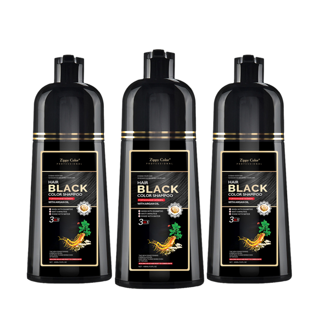 Zippy Color Ginseng Black Hair Shampoo-400ml,Zippy Color Ginseng Black Hair Shampoo-400ml,Guangdong Mingli Biomedical Technology Co., Ltd.