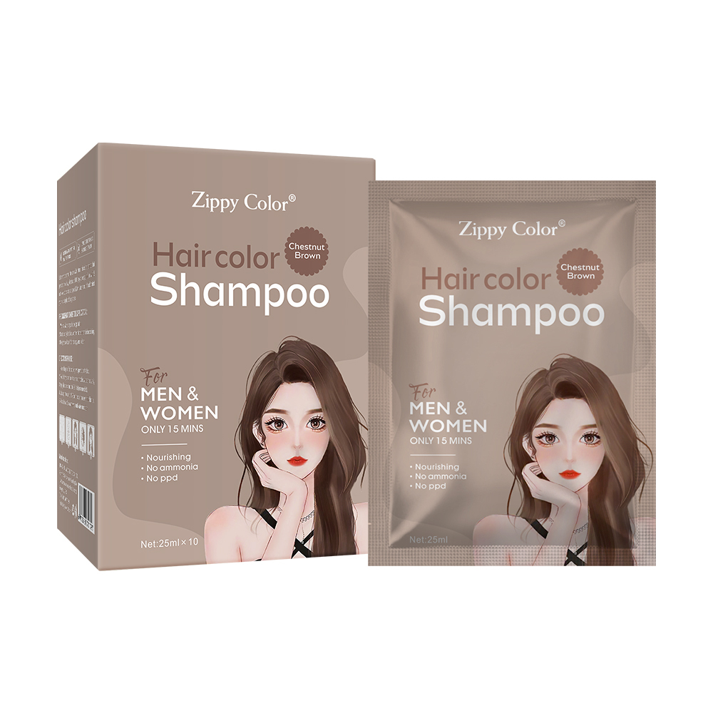 Zippy Color Hair Dye Shampoo,Zippy Color Hair Dye Shampoo - Wholesale Hair Care Products,Guangdong Mingli Biomedical Technology Co., Ltd.