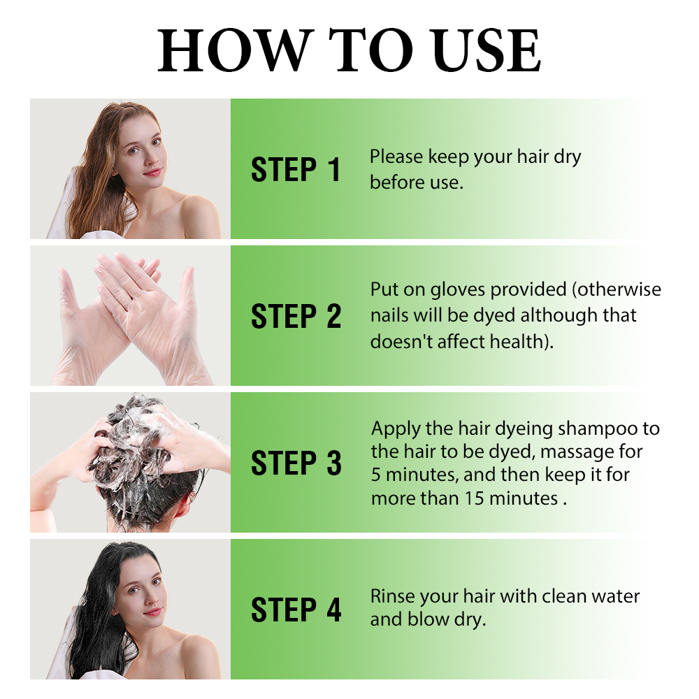 Herbal Hair Dye Shampoo,Herbal Hair Dye Shampoo,Guangdong Mingli Biomedical Technology Co., Ltd.