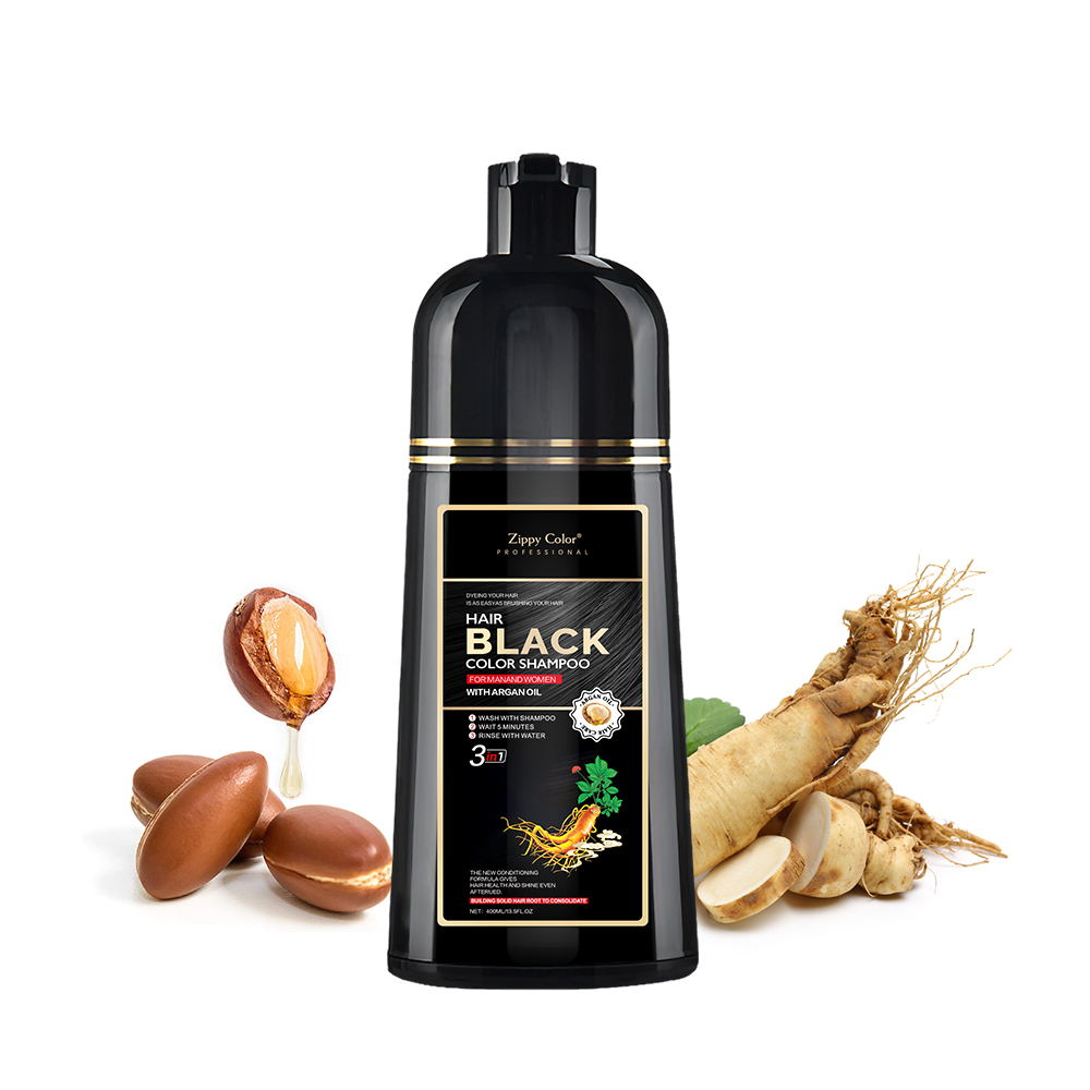 Zippy Color Ginseng Black Hair Shampoo-400ml
